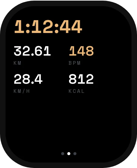 Aethr Watch Cycle screen